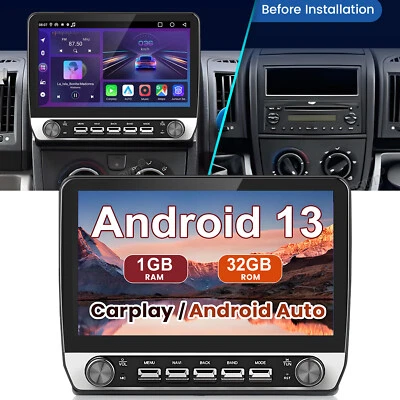 AWESAFE Citroen Relay Peugeot Boxer Fiat Ducato Android 13 Car Stereo Head Unit FM Radio
