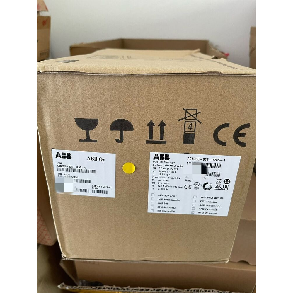 Convertisseur ABB ACS355-03E-12A5-4 – Neuf Sous Emballage D'origine – Fabriqué En Suisse