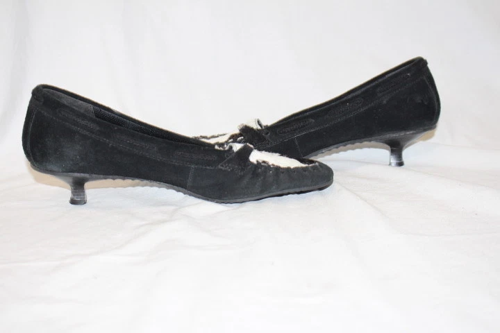 Salto gatinho feminino DR. SCHOLL'S original preto "Sundance" couro de vaca 10M Brasil-B18 - Imagem 4 de 4