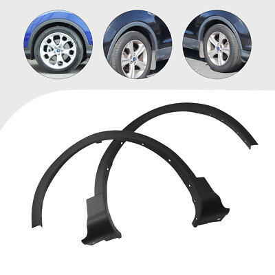 Fit For 2013-2016 Ford Escape Front Left+Right Fender Flare Wheel  Arch Molding