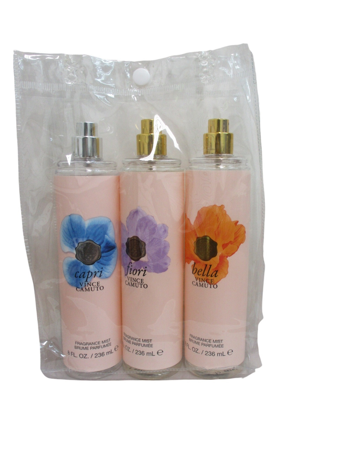 Gift Bag Bella, Capri, Fiori, Set Of 3