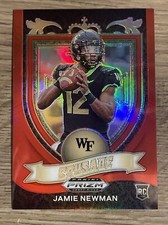 2021 Panini Prizm Draft Picks Red #174 Jamie Newman /299