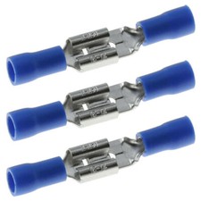 100/200pcs Crimp Wire Connector Pre-Insulated Male Female Spade Terminal 6.3mm