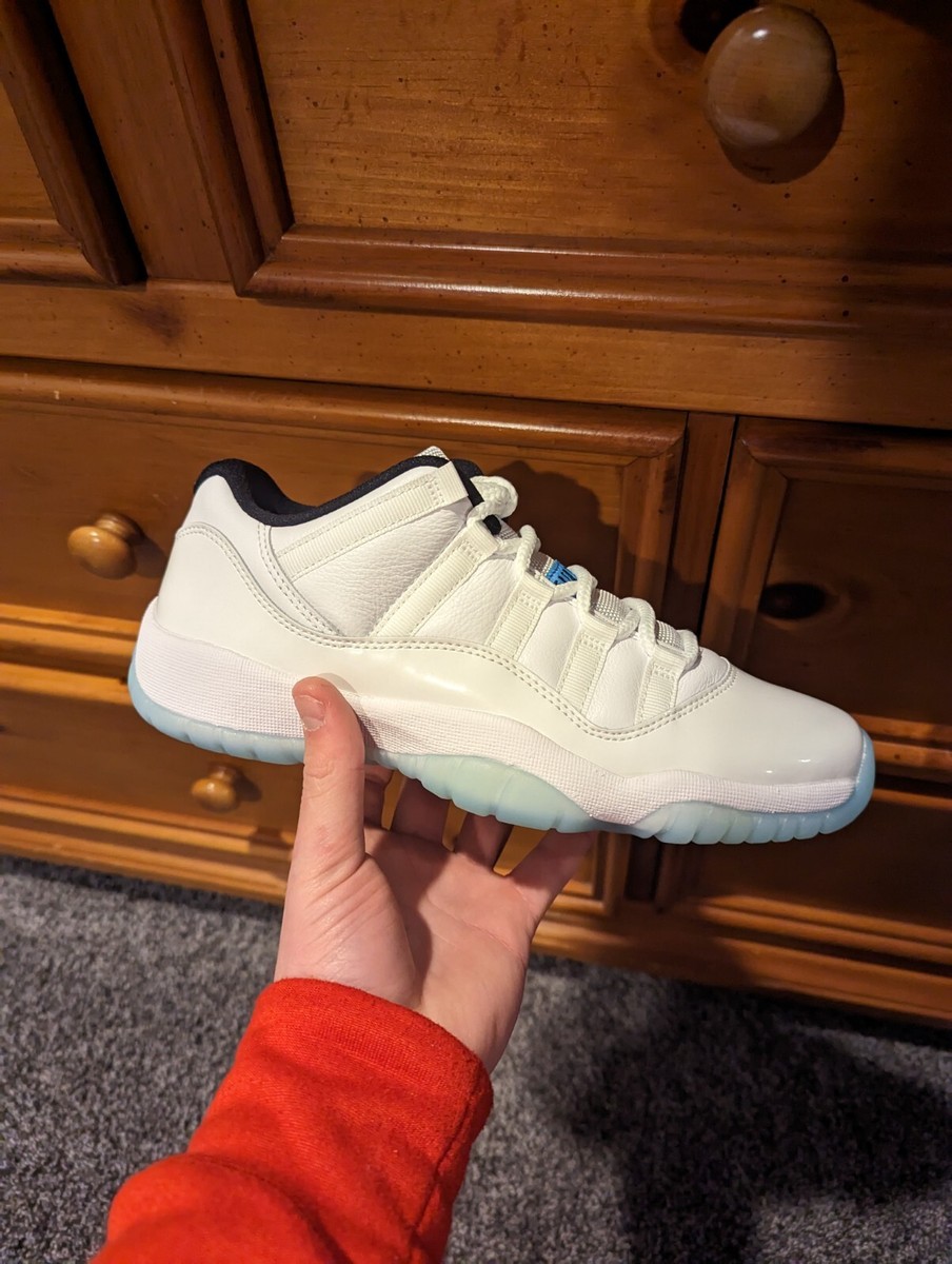 靴 NIKE GS Air Jordan 11 Low \"Legend Blue\" Nike Air Jordan 11 Retro GS Legend Blue 2024 Youths 378038