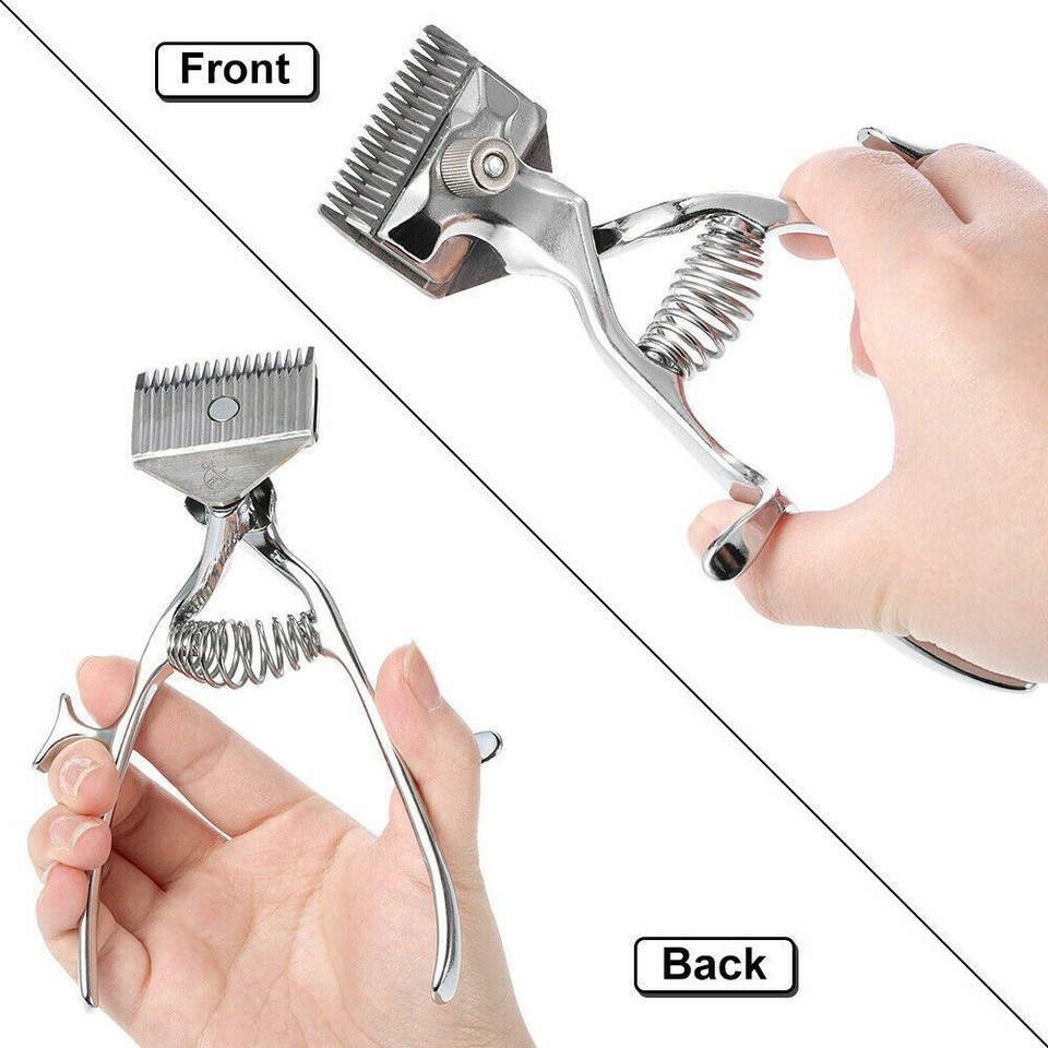 Portable Vintage Manual Hand Hair Beard Trimmer Clipper Retro Barbers