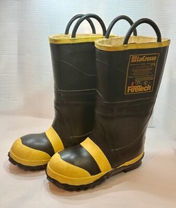 LaCrosse FireTech Steel Toe Firefighter Boots Size M 6 W 8 Wide Model 11124