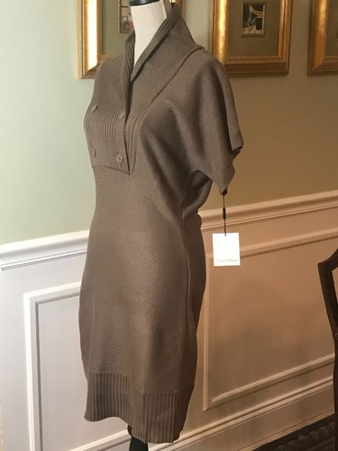 Calvin Klein Short Sleeve Sweater Dress 
