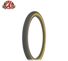 ALTA BICYCLE CRUISER S-2 TIRE 26 x 2.125 BLACK GUM CLASSIC MINI BRICK TREAD.