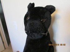 "BLACK PANTHER" Plush Stuffed VINTAGE "1986"