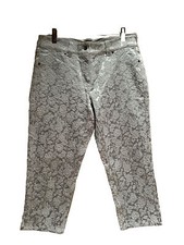     Designer Cache Luxe - Size 8 Pants Floral Textured