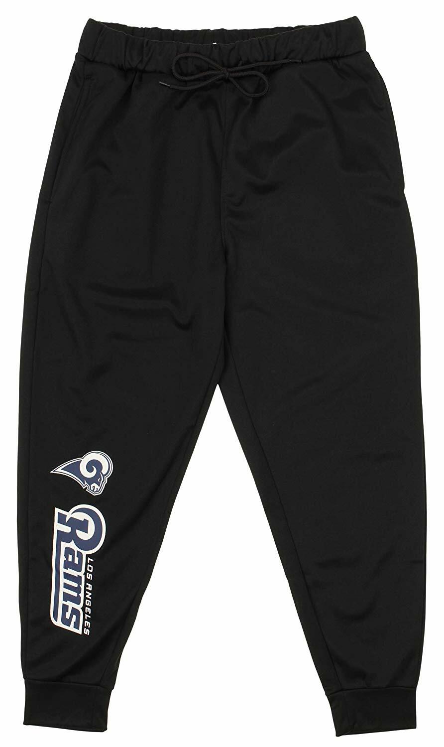 Мужские флисовые кроссовки Zubaz NFL Los Angeles Rams, черный