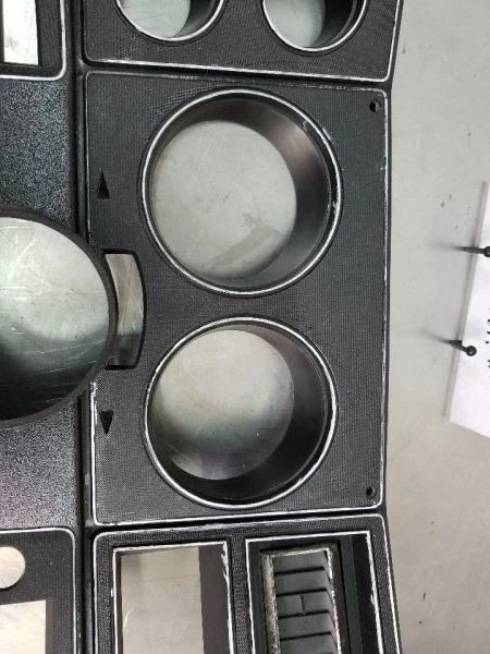 1973-80 Chevy/GMC C10/K5 Blazer/Suburban приборной панели объемный ободок черный - Изображение 4 из 4