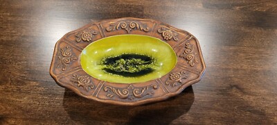  Treasure Craft Vintage candy dish green Tree Lot 1