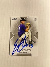 Virginia Cavaliers EVAN BLANCO Signed Perfect Game Card