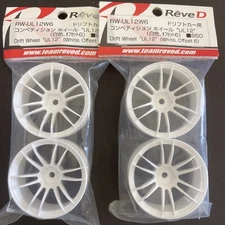 Reve D  RW-UL12W6 Drift Wheel UL12(white Offset 6) X 2 Packages Yokomo, Reve D