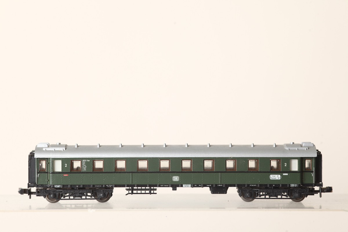 Trix Spur N Personenwagen DB grün 2. Klasse 16301 Han (231686) | eBay