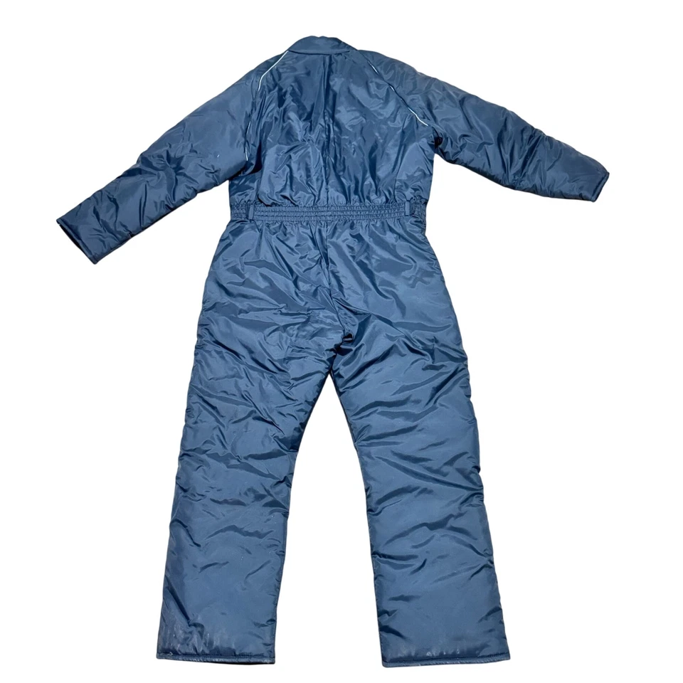 Duxbak Insulated Coveralls Large Chest 42-44 Blue Zippered Legs & Pockets - Image 3 of 4