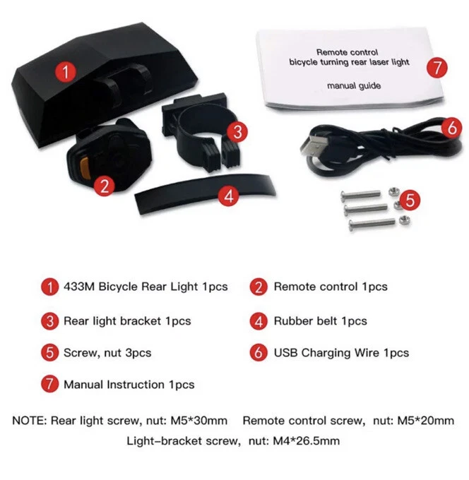 Bicycle Rear Light C1 Professionale - Immagine 2 di 4