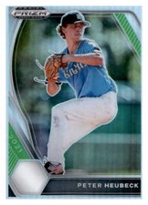 2021 Panini Prizm Draft Picks Silver Prizm Peter Heubeck  PDP101