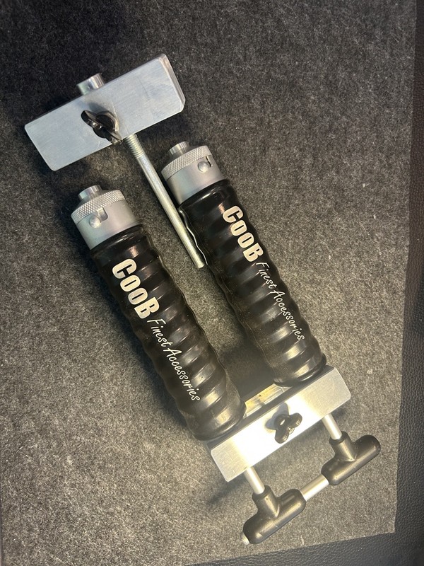 Coob Dual Injectors And Block - Plastisol Bait Making For Fishing