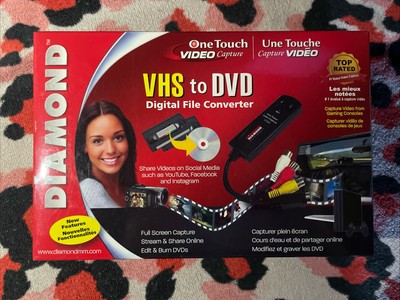 Diamond Multimedia VC500 USB 2.0 Video Capture Device VHS To DVD