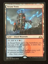 1x MTG Steam Vents - Guilds of Ravnica (GRN) #257 - Magic the Gathering