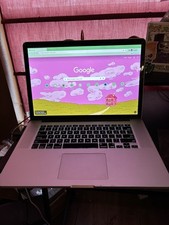 Apple MacBook Pro 15-inch Silver Laptop Wi-Fi Bluetooth Webcam Multi-Touch