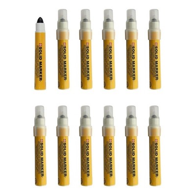 Solid slim Sakura paint marker low temp push up XSCM-T -49  BLACK (BOX OF 12)