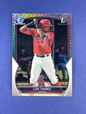 2023 Bowman Chrome ~ Luis Torres ~ 1st Mojo Refractor ~ BCP-155 ~ Angels