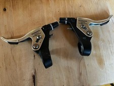 Shimano V-Brake Leva Freno Servo Action BL-M600 Argento Pezzi Bellissimi!