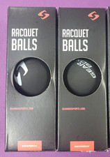 4 Boxes of GEARBOX Racquetball BLACK 3-BALLS / 12 balls Total, Brand New Balls