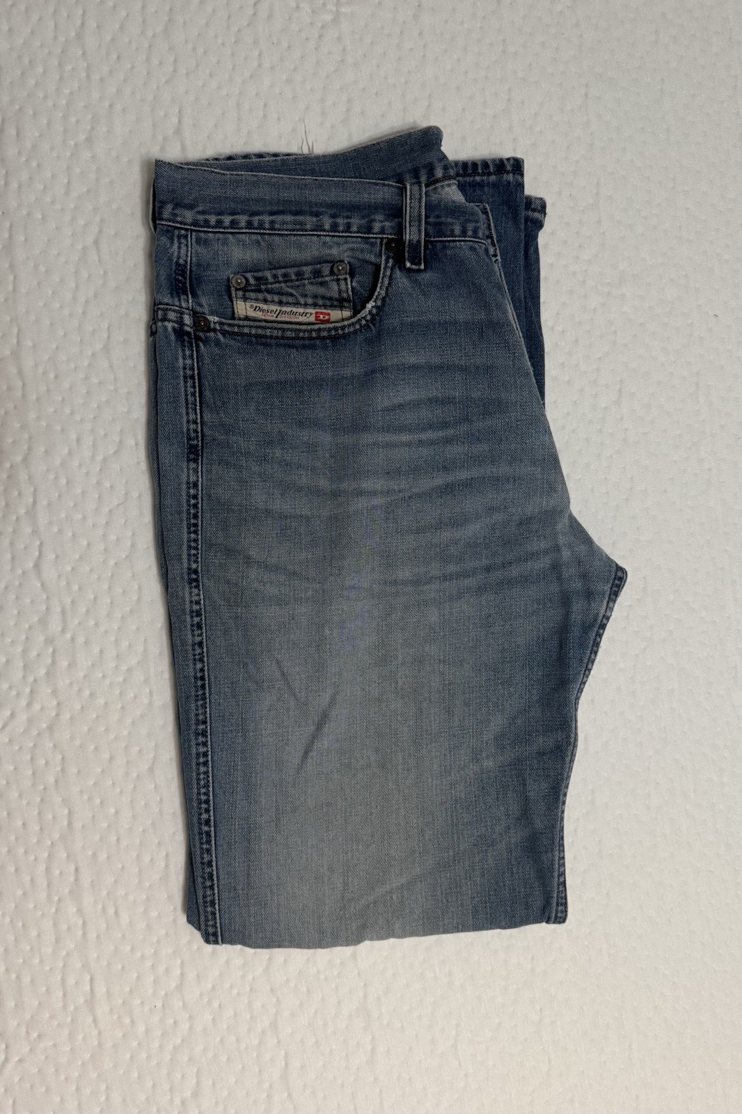Diesel Men’s Jeans Ravix Size 36 Made in Italy Blue Straight Leg