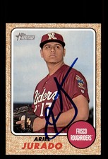 Signed Baseball Card Auto Ariel Jurado 2017 Topps Heritage Minor League #139