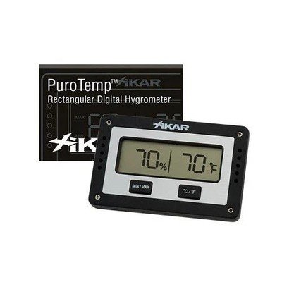 XIKAR Purotemp Digital Rectangle Hygrometer For Cigar Humidor NEW NIB