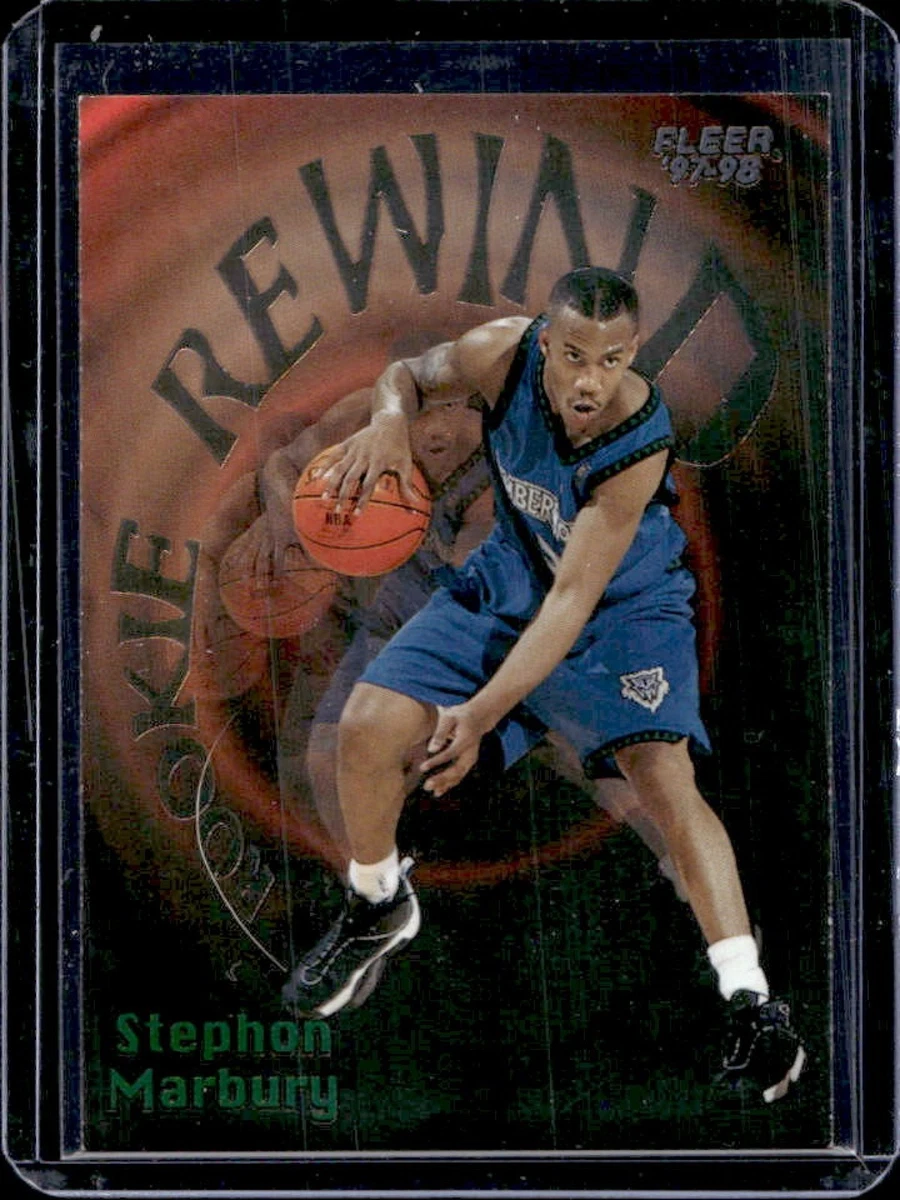 その他 97-98fleer showcase Stephan Marbury Fleer Stephon Marbury Basketball Sports Trading Card Singles