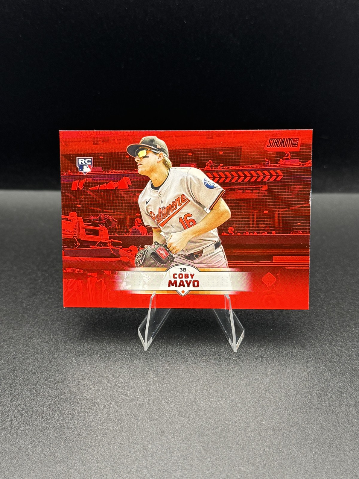 2025 Topps Stadium Club - Coby Mayo #62 Red Foil (RC)