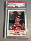 1990 Fleer - Michael Jordan ( Bulls ) Missing Black Line Error #26 - PSA 7