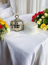 Mid Century F.B. Rogers Silverplated Casserole Calif USA Ramekin Server & Lid