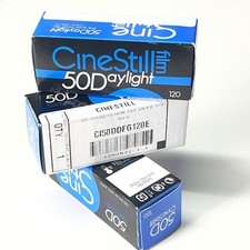 3 Rolls CineStill 50D 120 Color Negative Film - 2 Exp 2023, 1-2025 Cold Stored