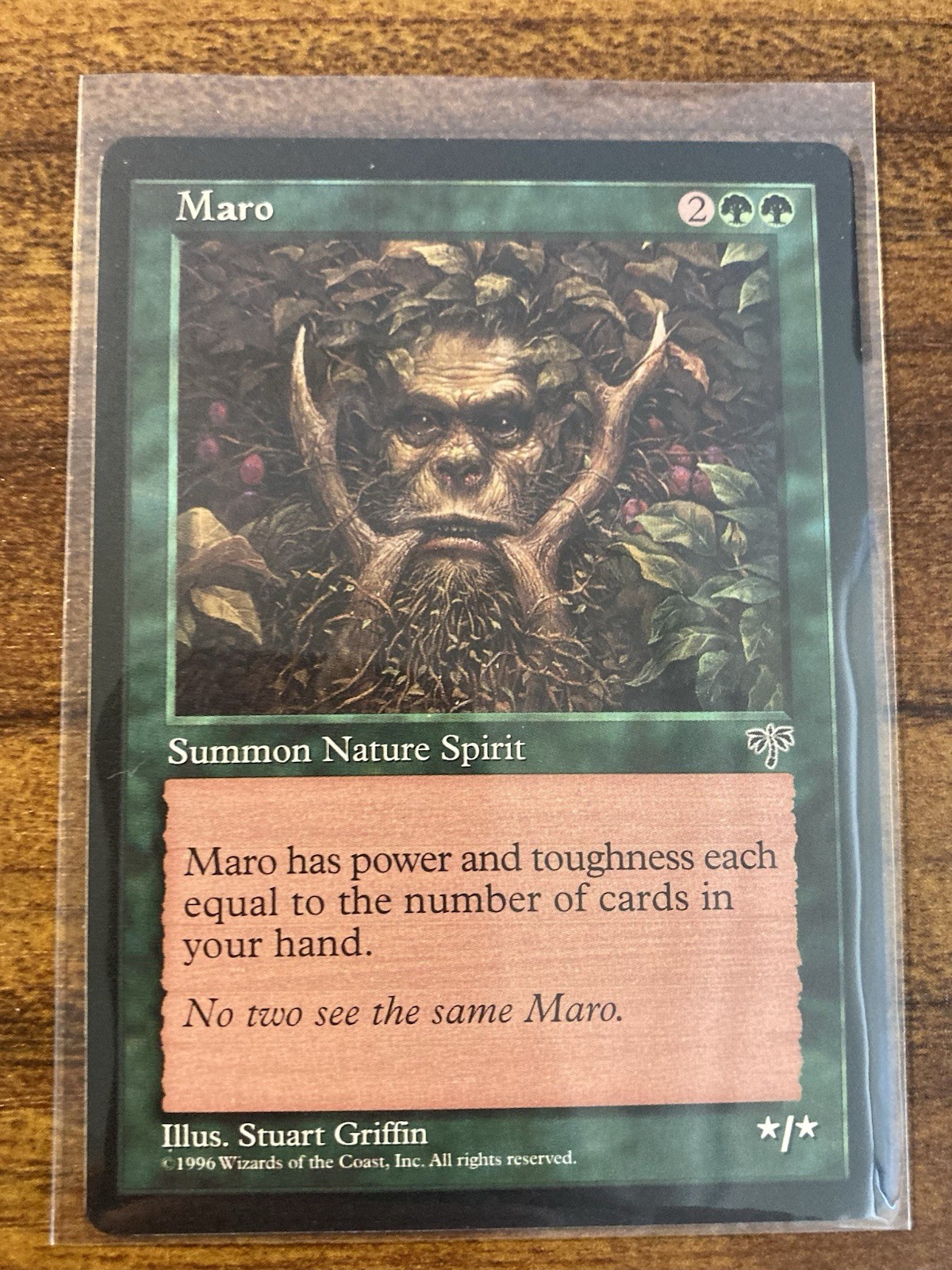MTG✨MARO✨Mirage MINT RARE Creature 1996 Stuart Griffin Art UNPLAYED !