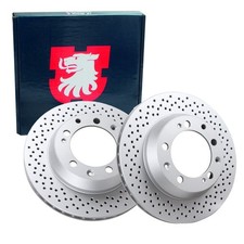 2x JP GROUP 299mm BREMSSCHEIBEN HINTEN passend für PORSCHE 911 | 1663201000