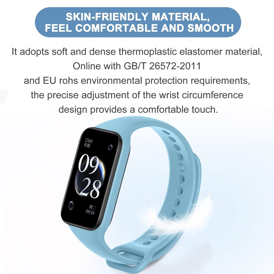 ASDONAL 5 Pezzi Cinturino Compatibile con Xiaomi Smart Band 8 Active / Redmi Smart Band 2, Cinturini di Ricambio per Xiaomi Mi Band 8 Active e Redmi Band 2 Bracciale (5 Colori