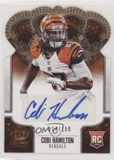 2013 Crown Royale Retail Bronze Die-Cut Signatures 14/100 Cobi Hamilton Auto 6l7