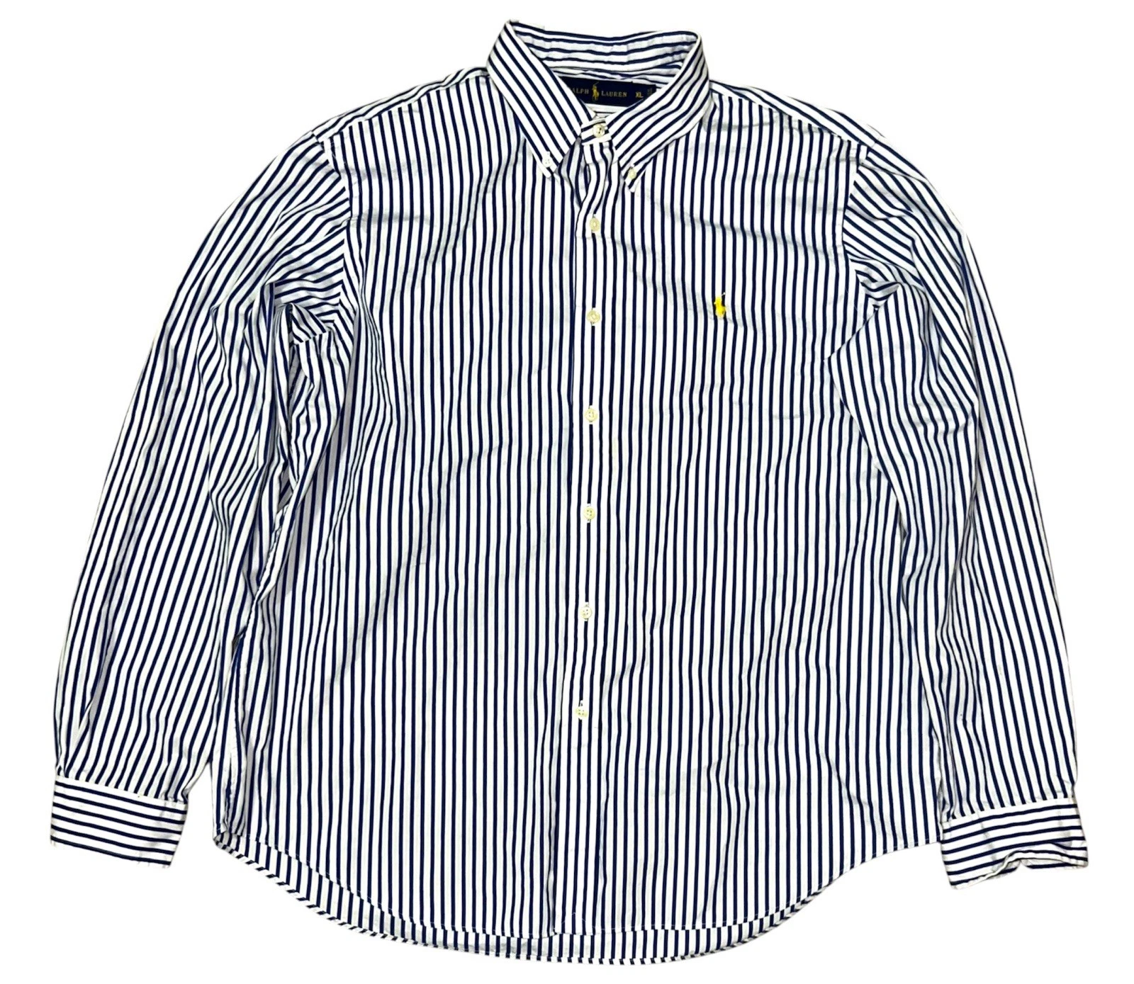 Ralph Lauren Men’s Long Sleeve Classic Fit Striped Shirt Size XL