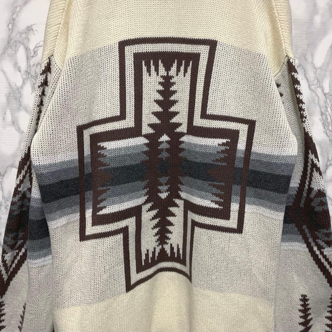 PENDLETON x BAYFLOW Native Pattern Knit Cardigan … - image 2