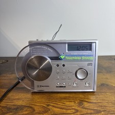 Emerson CKD2328 AM/FM CD Stereo Clock Radio Swing Door TESTED CHECK DESCRIPTION