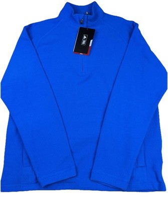 Adidas ClimaWarm Hoodie Full Zip Blue Athletic Jacket Mens Size Medium