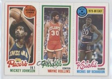 1980 Topps Mickey Johnson Tree Rollins Micheal Ray Richardson Wayne Michael 0d0u