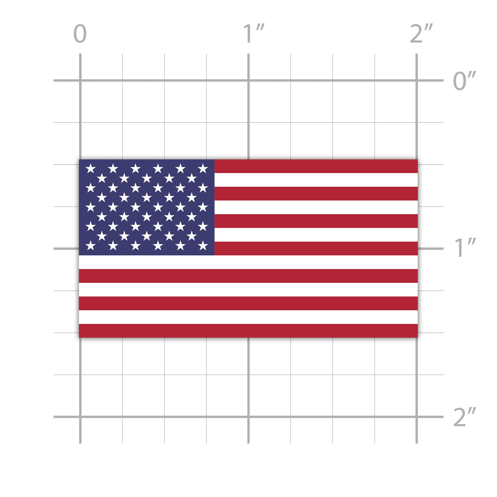 American Flag Sticker for water bottle phone tumbler hard ha
