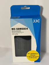 JJC MC-SDMSD24 Anti-Shock Memory Card Case 12 x SD and 12 x Micro SD cards NEW